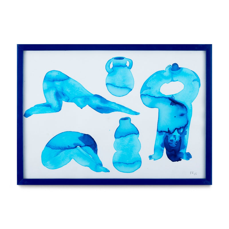 Figuras en Azul III, 2025