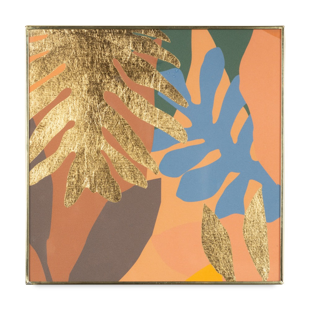 Art Print 20 Gold Leaves