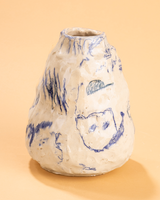 Vasija Grafitti Azul, 2023